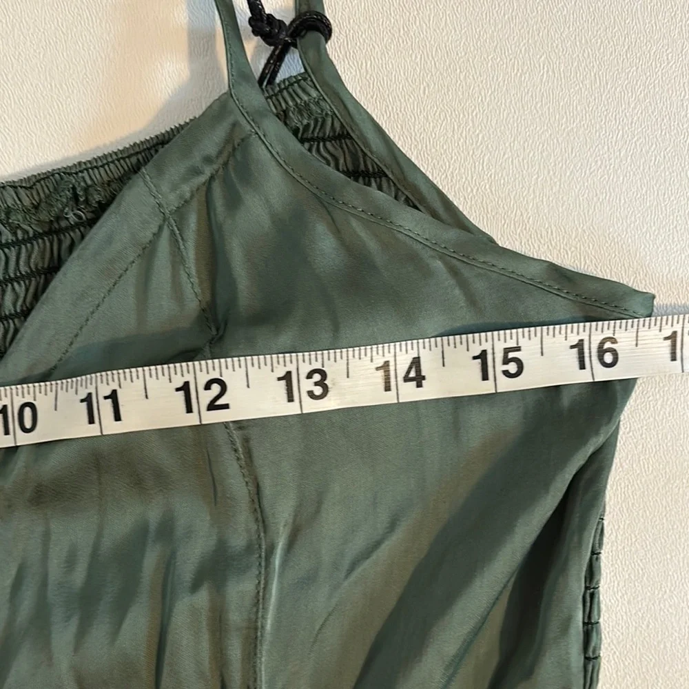 Chaser Green Jumpsuit Women's Sz Medium Vacation Summer